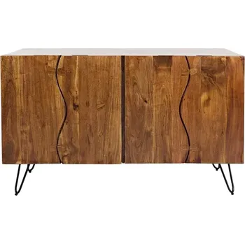 Komoda Komoda Avola 137 cm z masivu černá/ořech