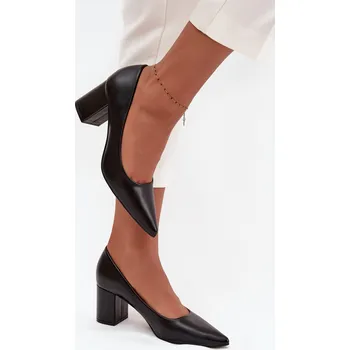 Dámské lodičky Boto Lodičky na platformě s špičatými nosky Ryvessa Barva: Černá, Velikost: 41