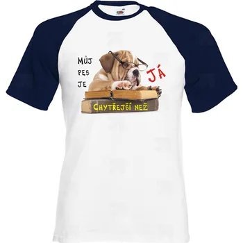 Pánské tričko Tričko Bulldog v knihovně Druh: Pánské, Barva: Žlutá, Velikost: XL