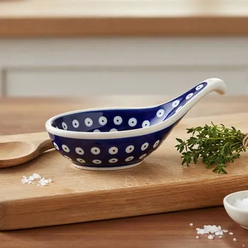 Keramická miska na dipy Bolesławiec - dek. 42