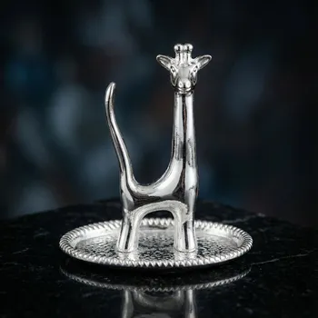 Šperkovnice Stojánek na prsteny ve tvaru žirafy