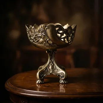 Etažér na noze 11 cm staré zlato