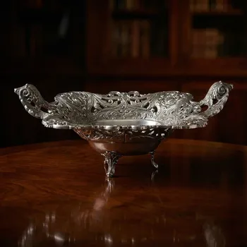 Etažér na nožkách 30,5 cm cín