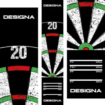 Příslušenství pro šipky Designa Dart Mat Dartboard 20