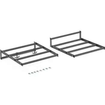 Šatní skříň Odkládací police mezi skříně, 2 háčky, 400 mm