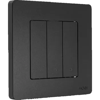 Centrální jednotka pro chytrou domácnost MOES Smart Switch - Zigbee chytrý vypínač Šedá nevyžaduje "N" vodič 3 Použitý