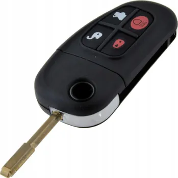Autoklíč Náhradní obal klíče 4-tlačítkový, JAGUAR (FO21) Frekvence 433 MHz + Transpondér