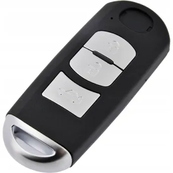 Autoklíč Náhradní obal klíče 3-tlačítkový, MAZDA (MAZ24R) Frekvence 433 MHz + Transpondér