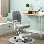 Max-i Dětská rostoucí otočná židle s podnoží a šlemi JOAN Zvolte barvu:: šedá