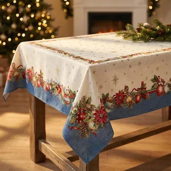 ubrus Vánoční ubrus 137×180 cm vícebarevný