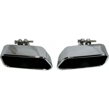 Koncovka výfuku INOX 75456 Koncovka výfuku L+P 89x185x76mm BMW 5 F10 M-PERFORMANCE