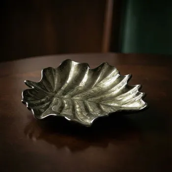 Skleněná mísa ve tvaru listu EASY LIFE 21 × 18 cm