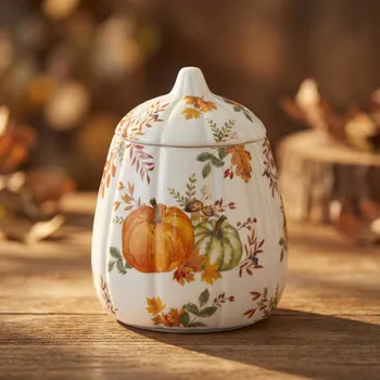 Dóza na potraviny Dóza s víkem ve tvaru dýně EASY LIFE 11 × 15 cm