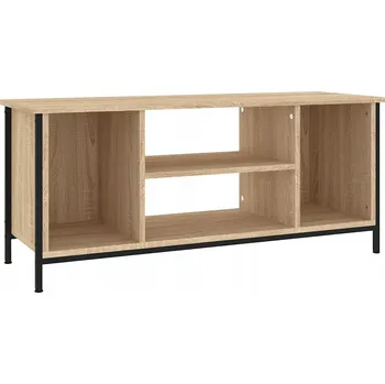 Televizní stolek TV stolek dub sonoma 102 x 35 x 45 cm s nastavitelnými nožičkami