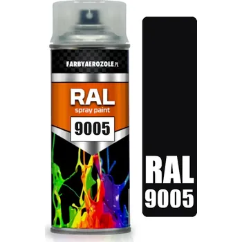 Barva ve spreji Lak sprej Farbyaerozole akrylový černý hluboký RAL 9005 400 ml