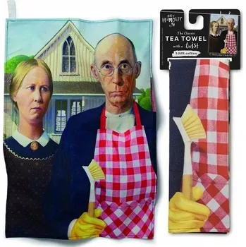 Utěrka Utěrky Kuchyňská Utěrka Americká Gotika Ozdobná HADŘÍK Kuchyňská Sada