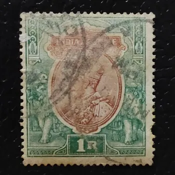 Sběratelství Známka Indie, SG185 (Mi. 86a)#, 1£