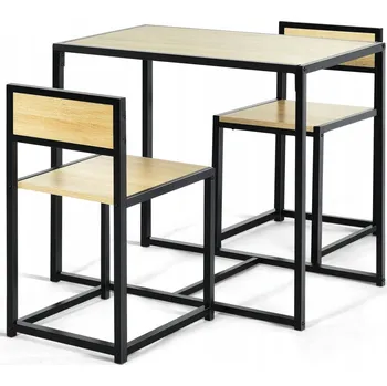 Jídelní stůl 3dílná jídelní souprava: 2 židle a stůl