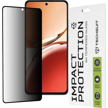 Ochranné sklo Techsuit 111D Privacy Full Glue pro Oppo Reno12 F/FS černé