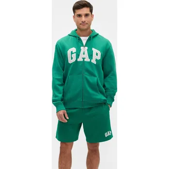 Pánská mikina Pánská mikina GAP s logem GAP bílá | zelená 3497166