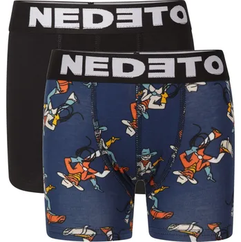 2PACK dětské boxerky Nedeto vícebarevné (2NBDV7) 6-8 let Možnost vrácení zboží ZDARMA do 120 dnů!