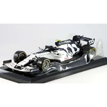 autíčko Centauria Alphatauri AT01 Pierre Gasly 2020 1:24 - časopis s modelem Alphatauri AT01 - kovový model