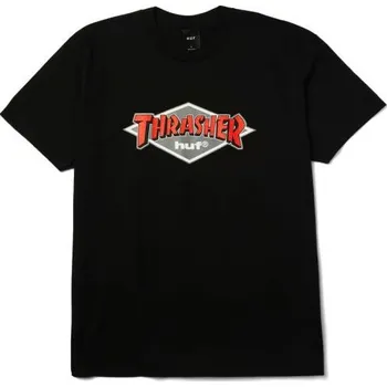 TRIKO HUF x Thrasher Logo - černá - S + při osobním odběru 1 320 Kč