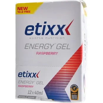 Etixx Energy gel 12 x 40 ml - malina