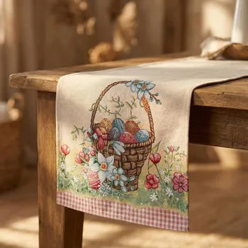 Velikonoční dekorace Velikonoční běhoun MAGIC EASTER 37×100 cm