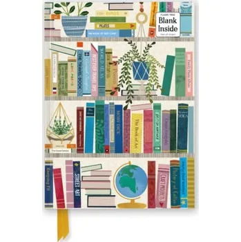 Cizojazyčná kniha Georgia Breeze: Bookshelves (Foiled Blank Journal)