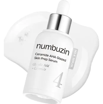 Pleťové sérum Numbuzin – No.4 Ceramide AHA Glazed Skin Prep Serum – Obnovující sérum s ceramidy a AHA kyselinami – 30 ml