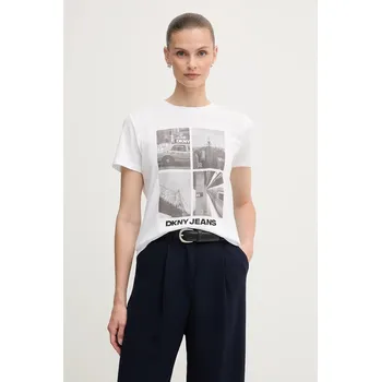 Pánské tričko Tričko Dkny DJ5T1526 bílá 00X, vel. L