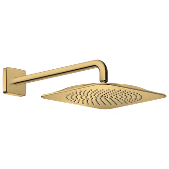 Sprchová hlavice AXOR Citterio C - Hlavová sprcha 270/270 1jet EcoSmart se sprchovým ramenem, leštěný vzhled zlata 28791990