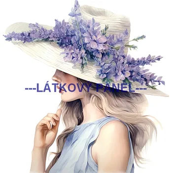 Látkový panel - Levandule - LE-138 Velikost: 30x30cm, Materiál: Úplet
