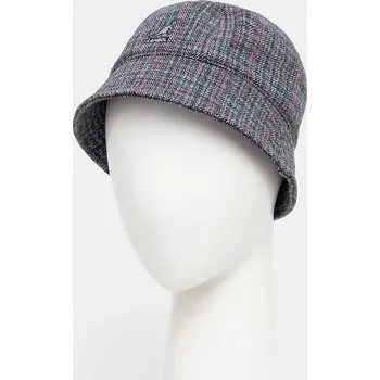 Klobouk Klobouk Kangol WARPED HERRINGBONE DOME tmavomodrá barva, K5430.NG411 59X, vel. L