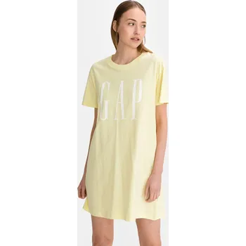 Dámské šaty GAP Šaty Logo t-shirt dress - Dámské GAP bílá | krémová 1588706