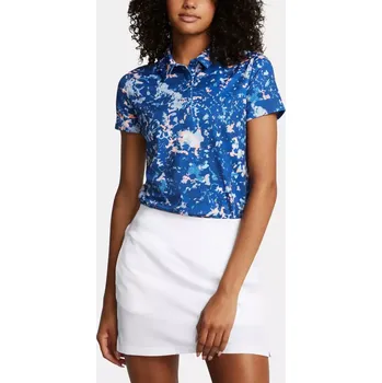 Dámské tričko Under Armour Playoff 3.0 Printed Polo velikost XL tech blue