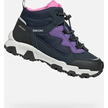 Dámské tenisky Tmavě modré dívčí tenisky Geox Magnetar B ABX GEOX černá | modrá | bílá | fialová | vícebarevná 3497173