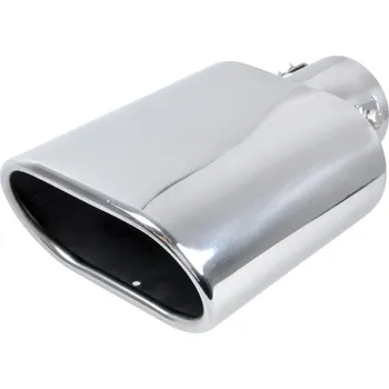 Koncovka výfuku INOX 7373 Koncovka výfuku 215x136x80mm