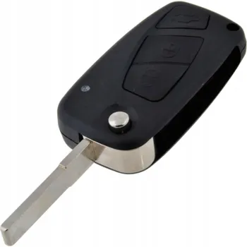Autoklíč Náhradní obal klíče 3-tlačítkový, FIAT (SIP22) Frekvence 433 MHz+Transpondér