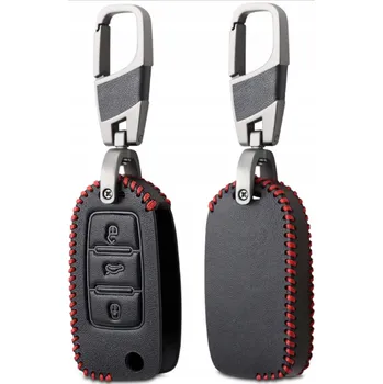 Autoklíč Autoklíče24 Pouzdro na klíče VW, ŠKODA- kůže