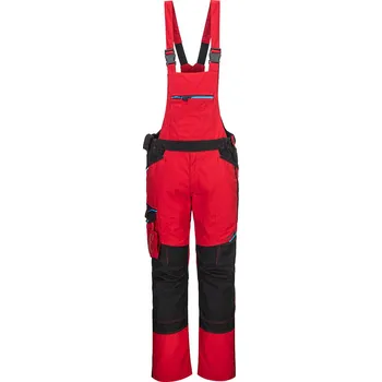 Pánské oblečení PORTWEST Kalhoty s laclem WX3 Velikost: L, Barva: červená