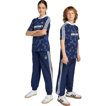 Chlapecké kalhoty Dětské tepláky adidas Originals MINECRAFT KD9837 námořnická modř 59X, vel. 176