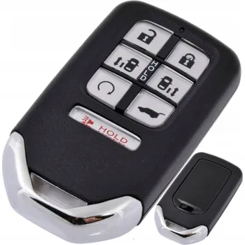 Autoklíč Náhradní obal klíče 7-tlačítkový, HONDA (HON66) Frekvence 433 MHz + Transpondér