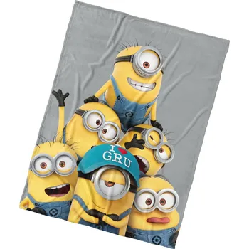 Dětská deka Carbotex Dětská deka Mimoni 150 x 200 cm Tým Gru