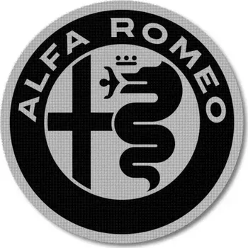 Nášivka Pelisport Nažehlovačka Alfa Romeo bw tištěná ø 45 mm