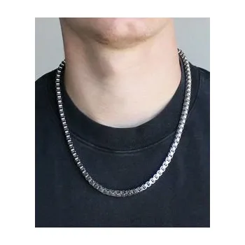 Řetízek Řetízek pánský silnější z hranatých oček