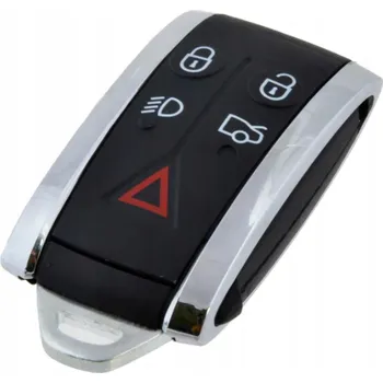 Autoklíč Náhradní obal klíče 5-tlačítkový, JAGUAR (HU101) Frekvence 433 MHz + Transpondér