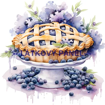 Látkový panel - Levandule - LE-136 Velikost: 15x15cm, Materiál: Teplákovina nepočesaná