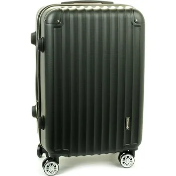 SUITCASE SU622 střední skořepinový kufr 66x45x27 cm černá